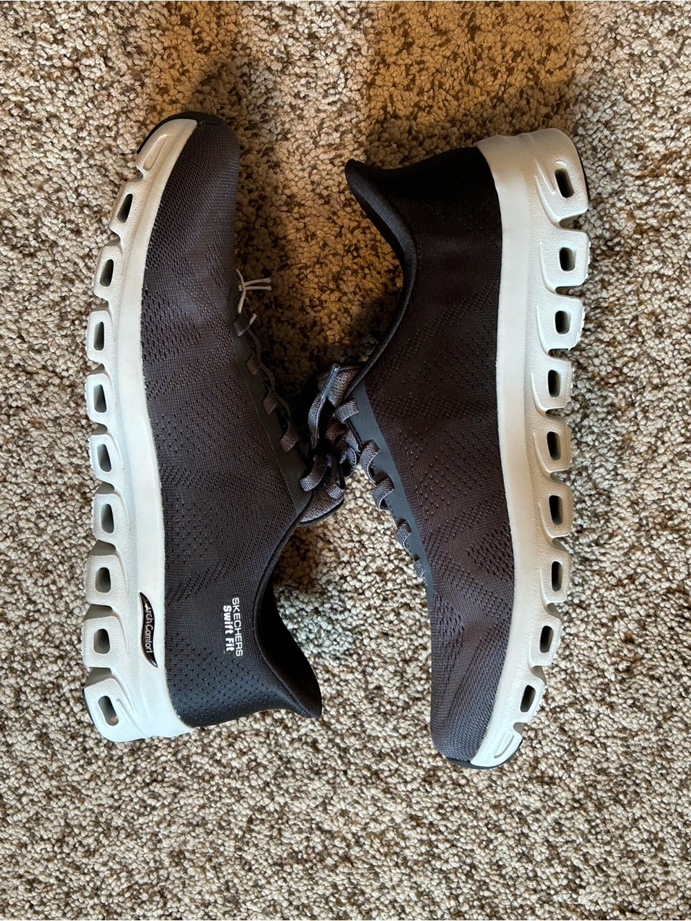 Skechers Swift Fit Arch Comfort Hands Free Women's black shoes size 10 - Picture 5 of 9